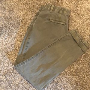 Gap girlfriend chinos. Olive. Size 2.